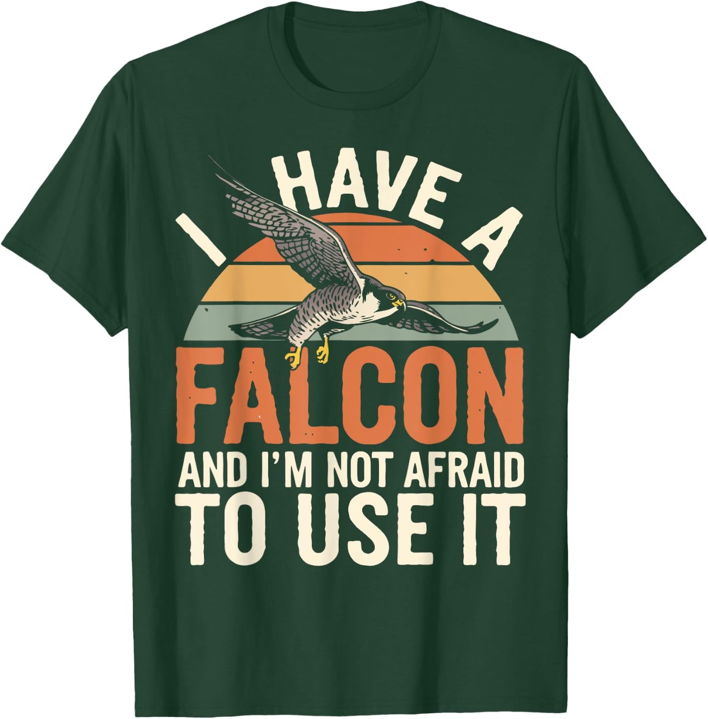 Falconer Peregrine Falcon Falconry T-Shirt - T-Shirt | Forest