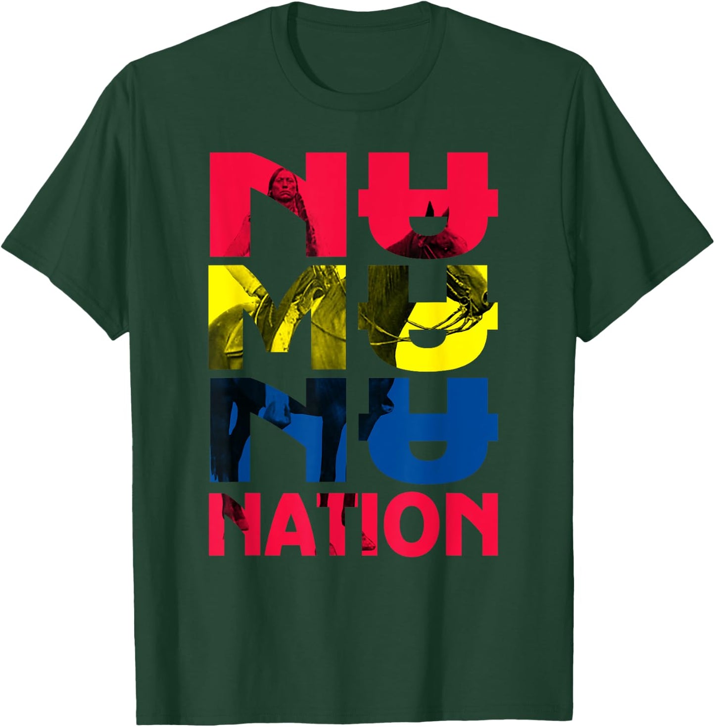 Numunu Quanah Parker T-Shirt - T-Shirt | Forest