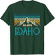 Nampa Idaho Vintage Mountains Souvenir Gift T-Shirt - T-Shirt | Forest