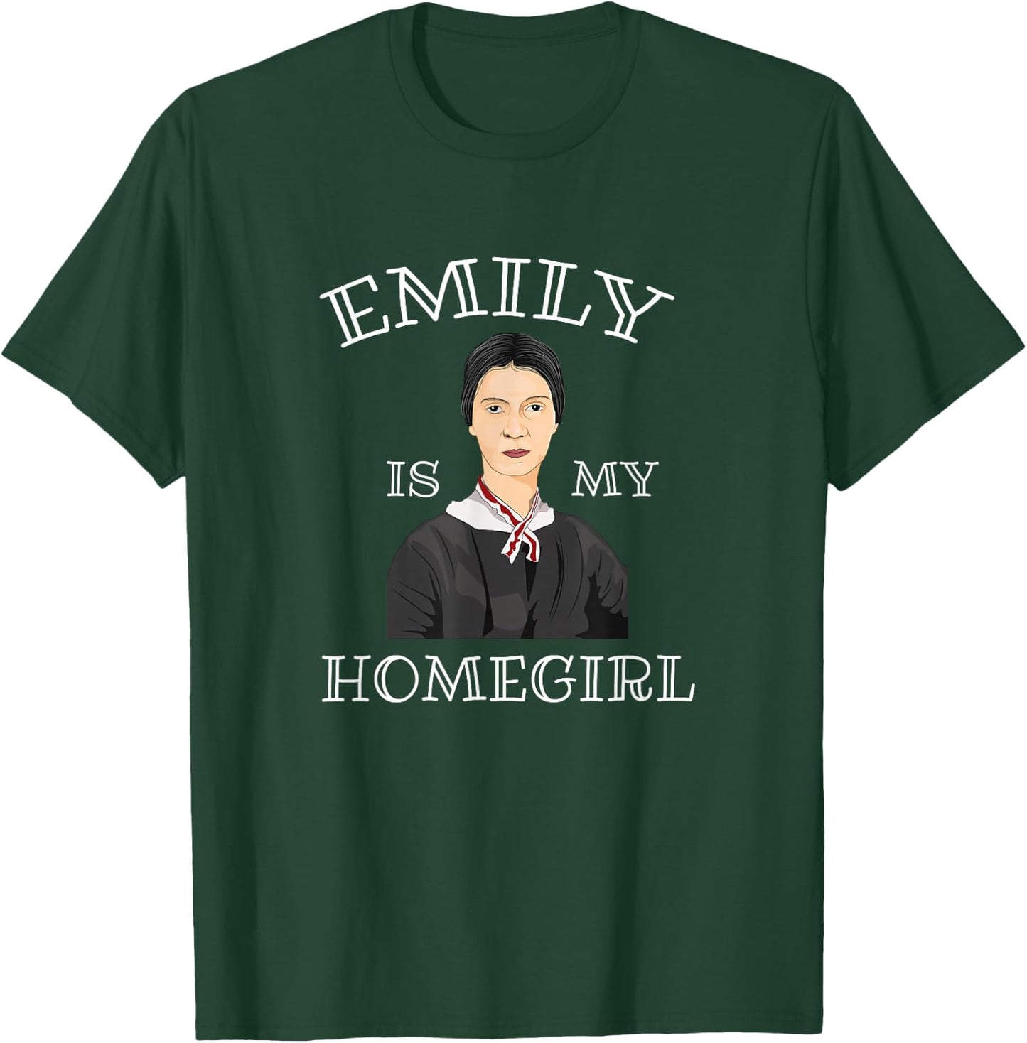 Cute Funny Emily Dickinson Poet Literature Shirt T-Shirt - T-Shirt | Forest
