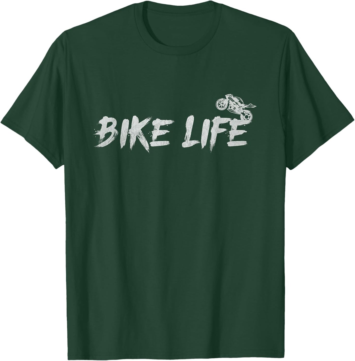 Motorcycle Quote Bike Life T-Shirt - T-Shirt | Forest