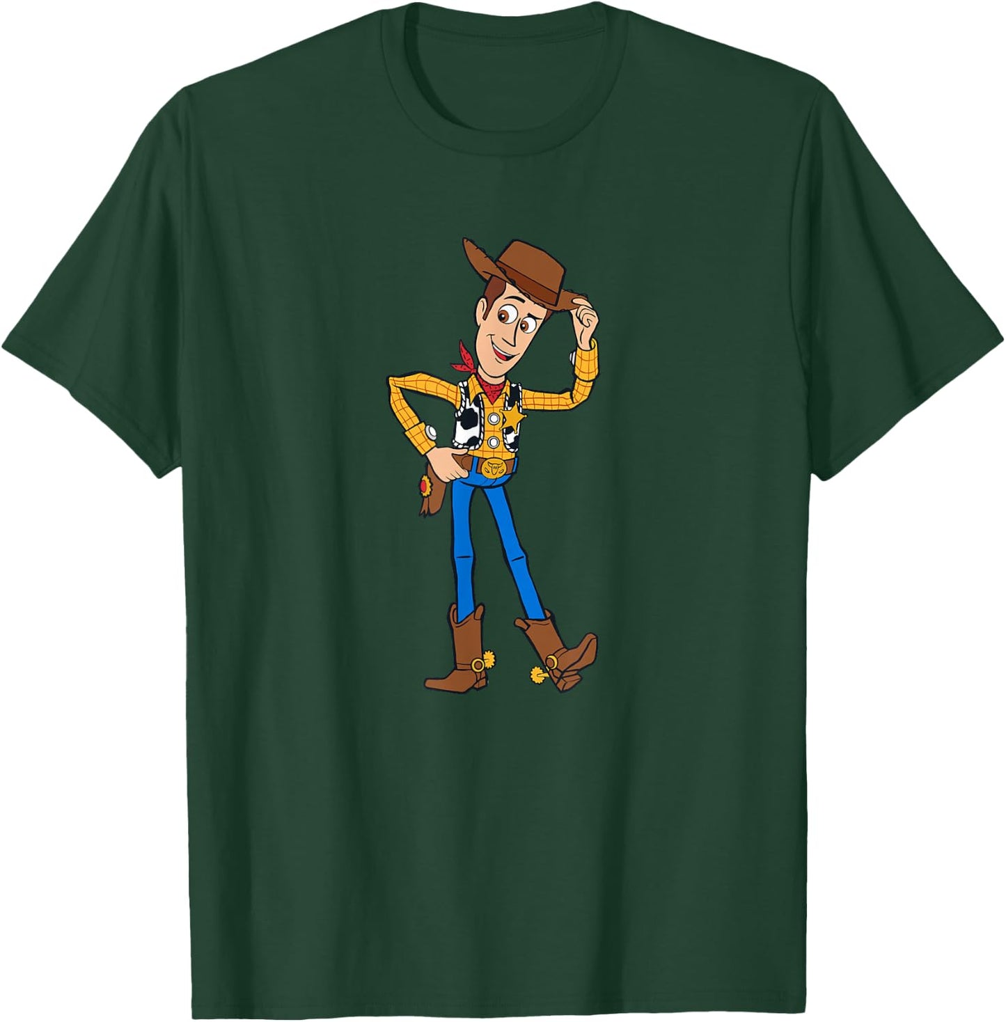 Disney Pixar Toy Story 4 Hello Woody Cowboy T-Shirt - T-Shirt | Forest