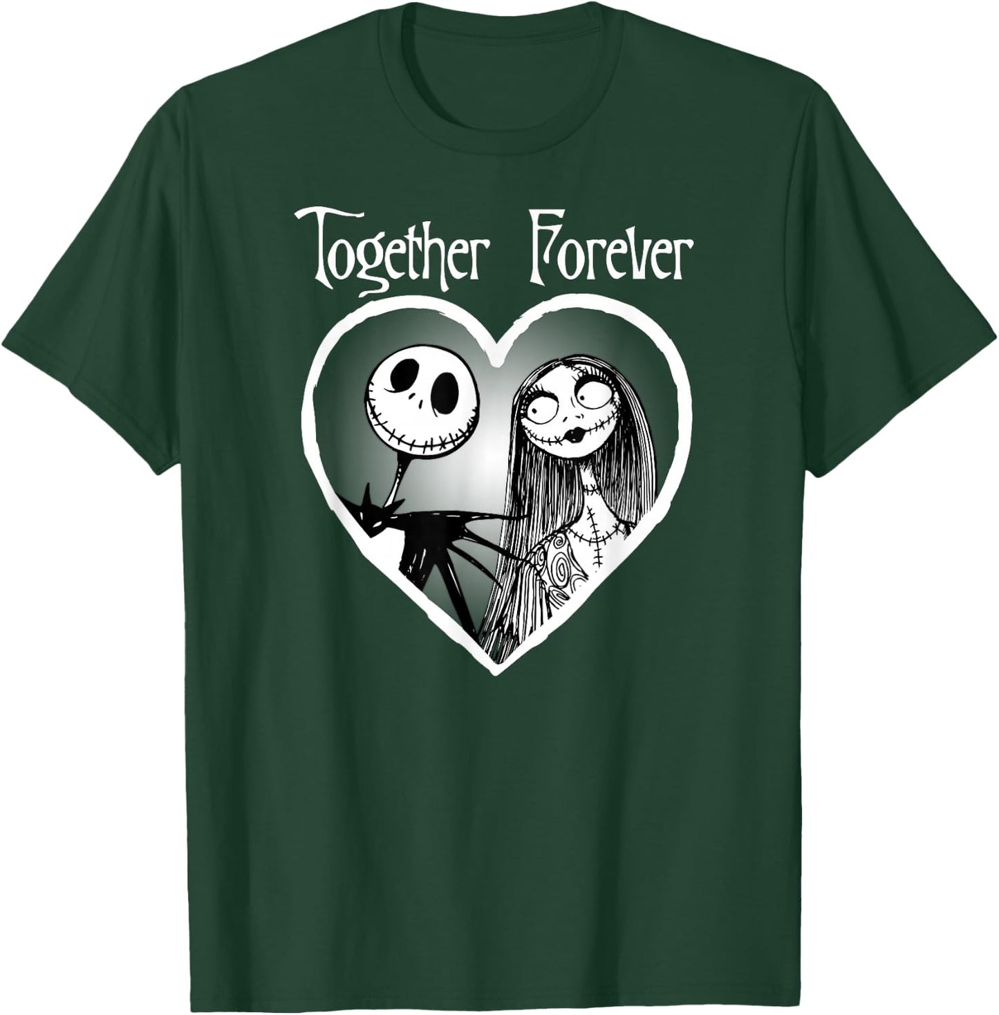 Disney Jack Skellington Together Forever Short Sleeve T-Shirt - T-Shirt | Forest