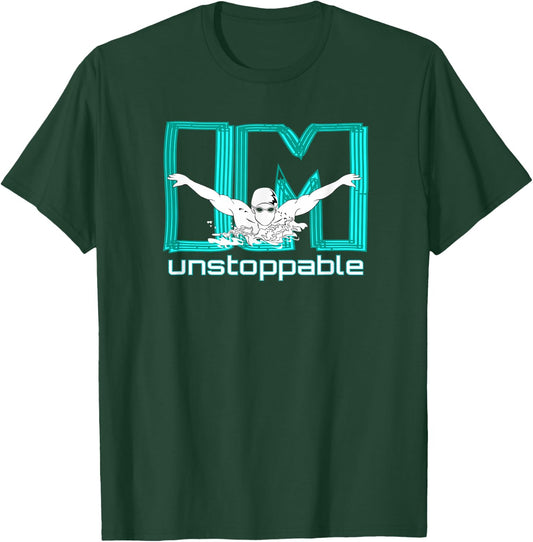 Swimmer T Shirt Funny Swim Swimming Cool Practice Proud T-Shirt - T-Shirt | Forest