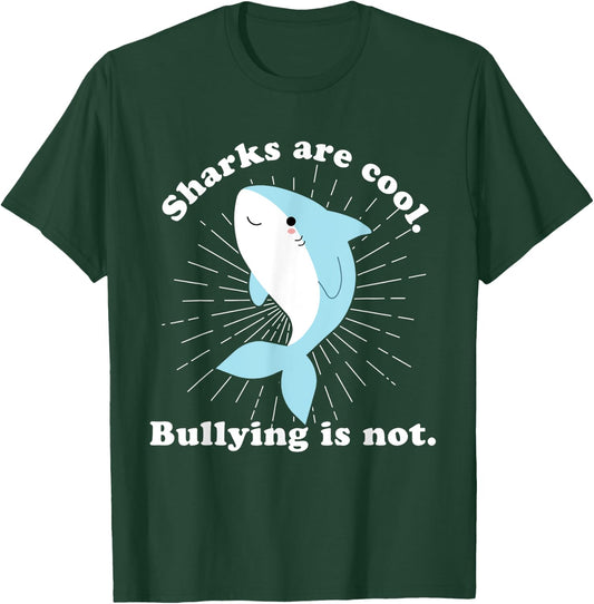 Sharks Are Cool Bullying Is Not Anti Bullying Unity Day Kids T-Shirt - T-Shirt | Forest