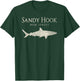Retro Sandy Hook NJ Shark T-Shirt - T-Shirt | Forest