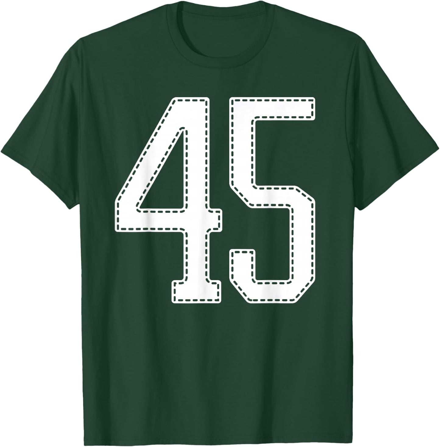 Official Team League #45 Jersey Number 45 Sports Jersey T-Shirt - T-Shirt | Forest