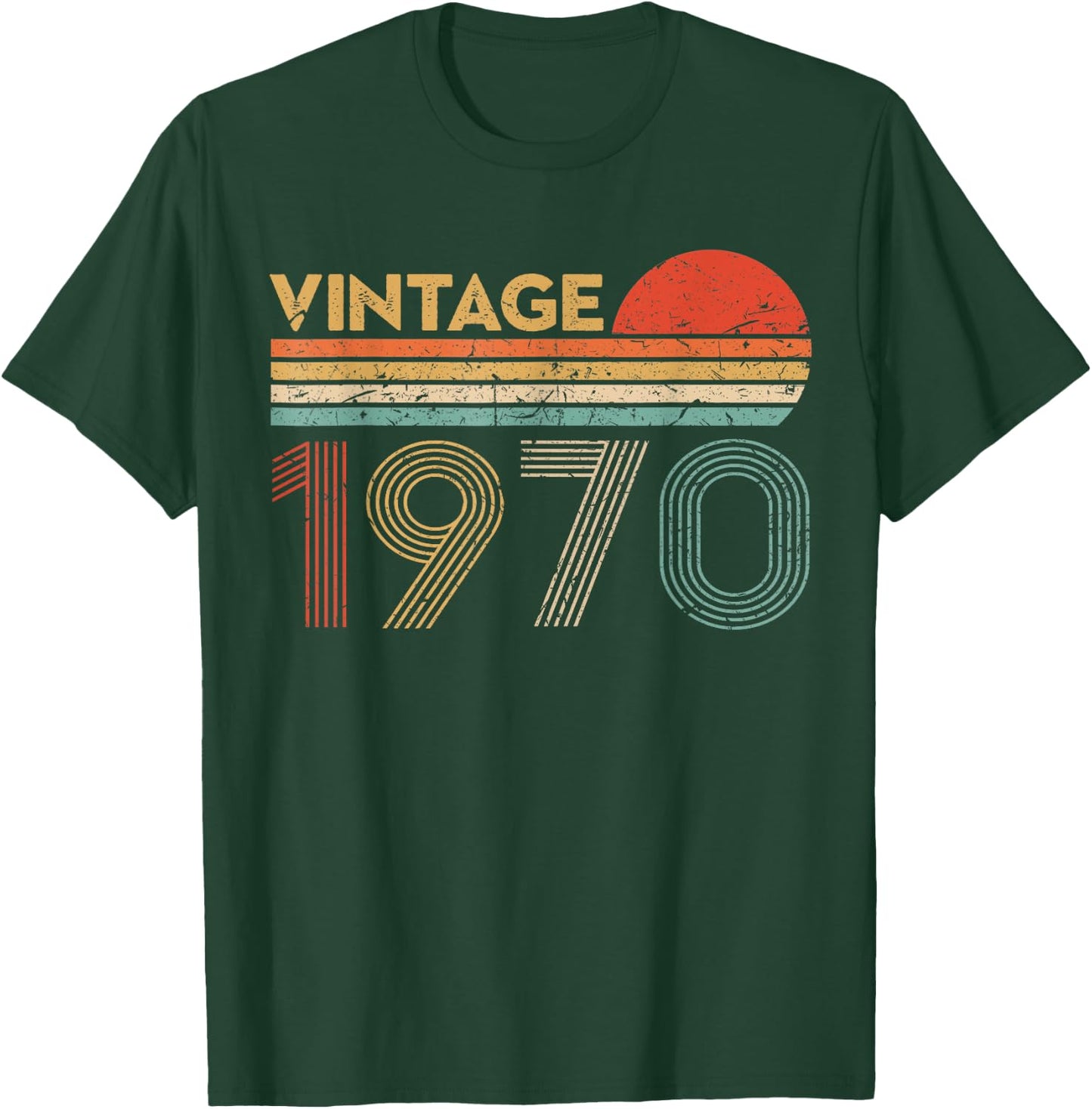53 Year Old Birthday Vintage Classic Born In 1970 T-Shirt - T-Shirt | Forest