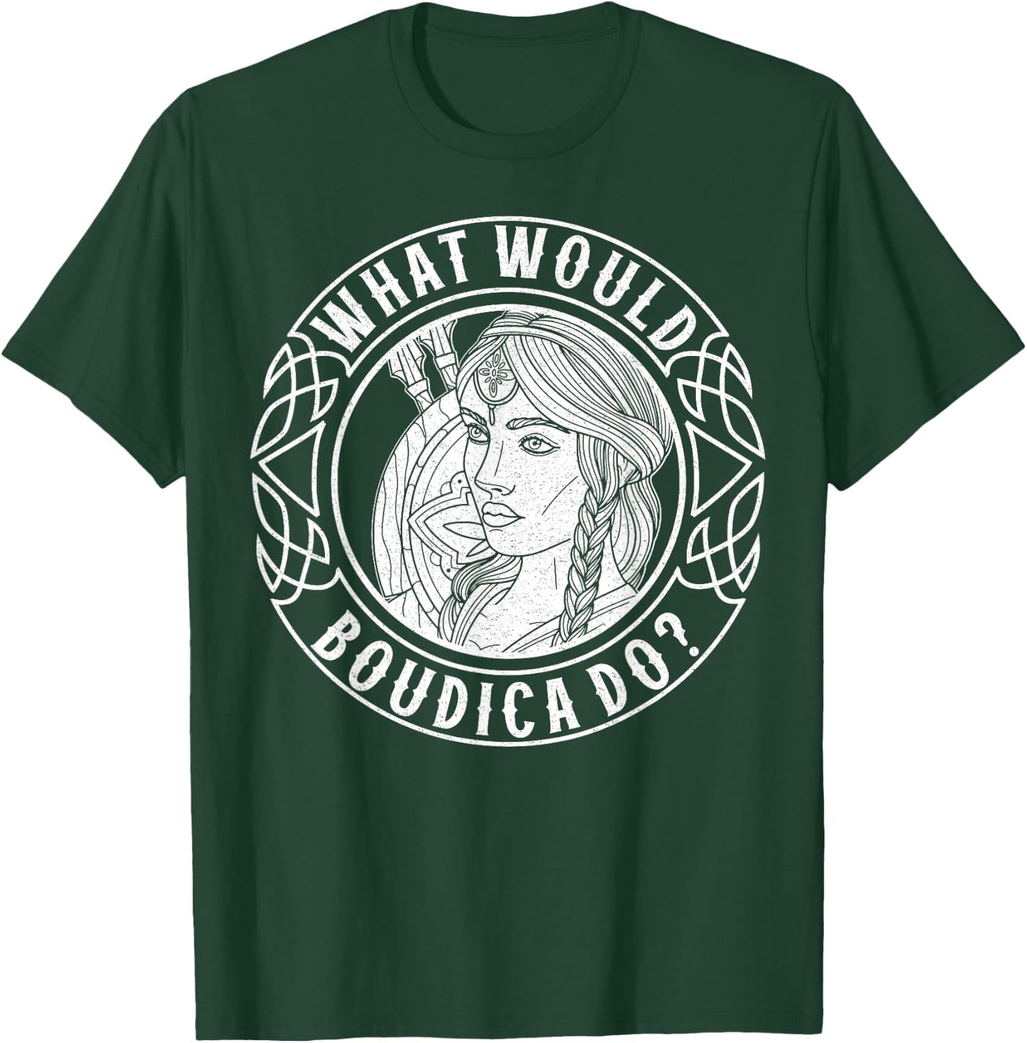 Boudica Irish Britain national souvenir ancestry Norse T-Shirt - T-Shirt | Forest