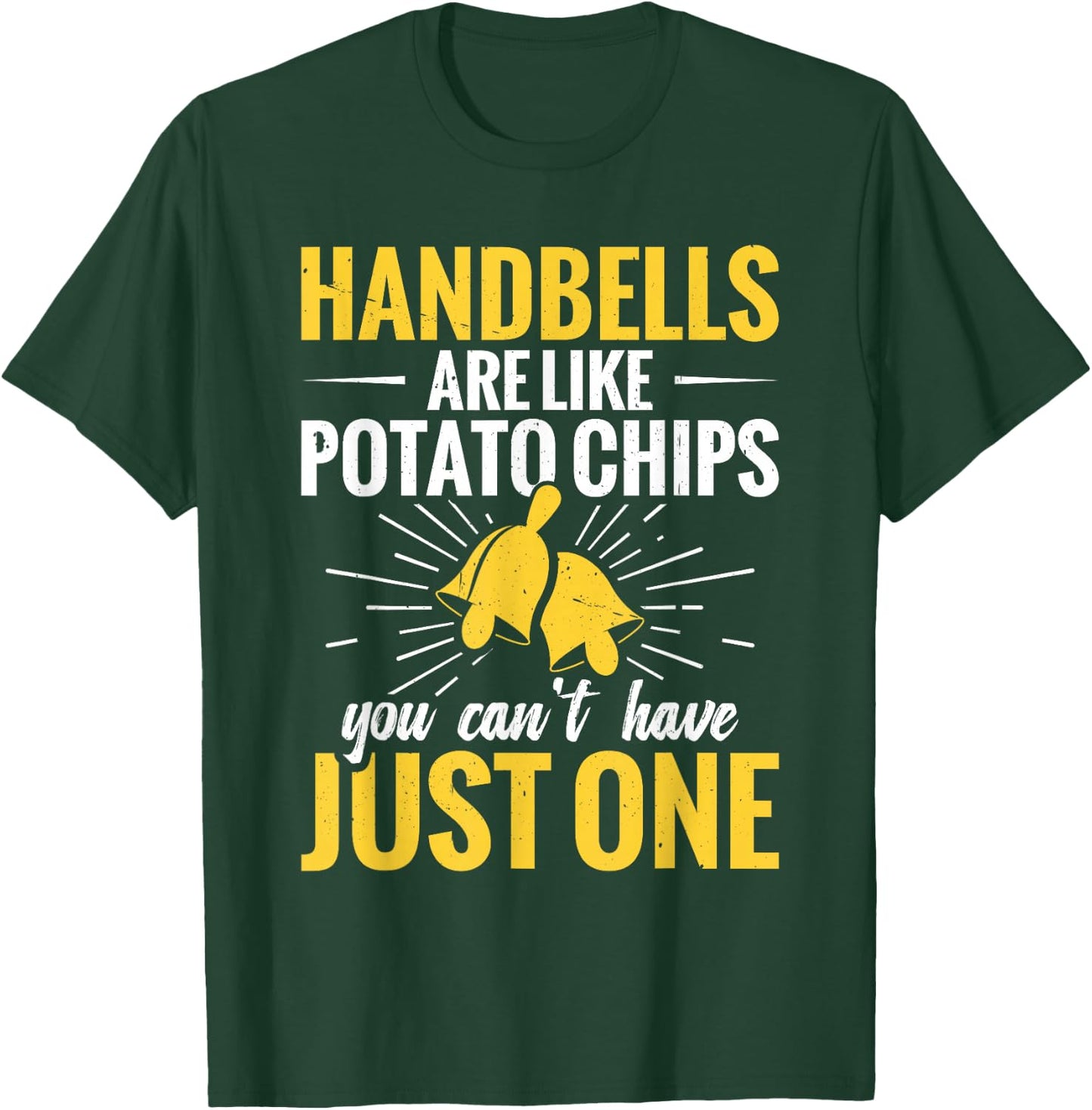 Handbells Player Brass Musician Church Handbell Choir T-Shirt - T-Shirt | Forest