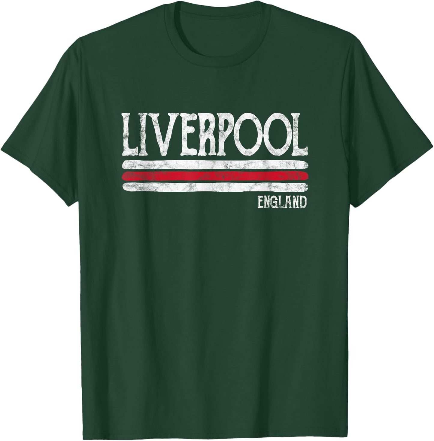Vintage Liverpool England British Love Gift Souvenir T-Shirt - T-Shirt | Forest