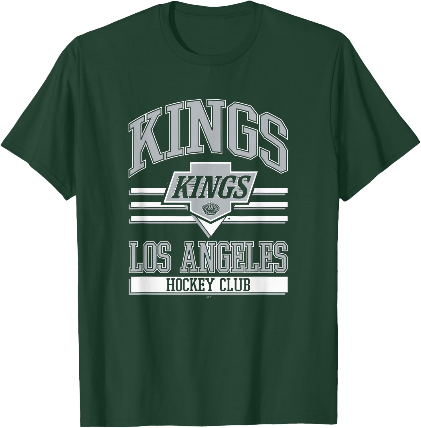 Los Angeles Kings Hockey Club Black Officially Licensed T-Shirt - T-Shirt | Forest