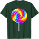 Lollipop Costume Halloween Rainbow Sucker Candy Birthday T-Shirt - T-Shirt | Forest