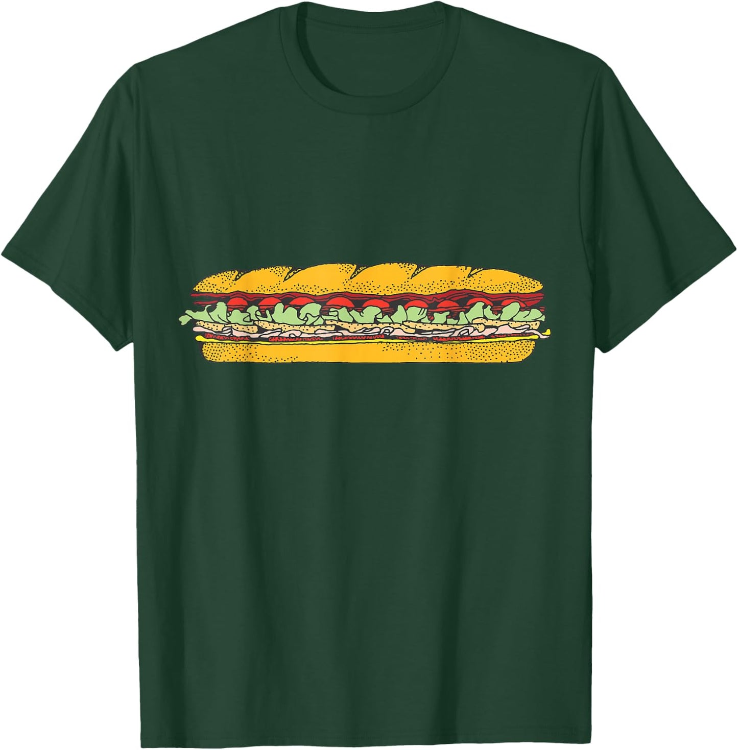 Big Party Sub Sandwich T-Shirt - T-Shirt | Forest