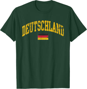 Deutschland Flag of German Pride Germany Flag T-Shirt - T-Shirt | Forest