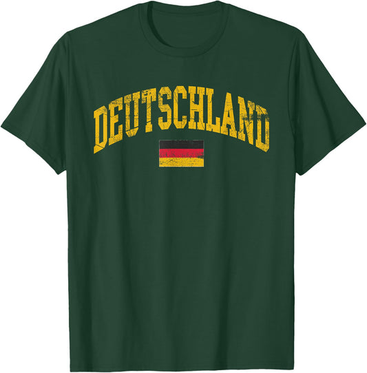 Deutschland Flag of German Pride Germany Flag T-Shirt - T-Shirt | Forest
