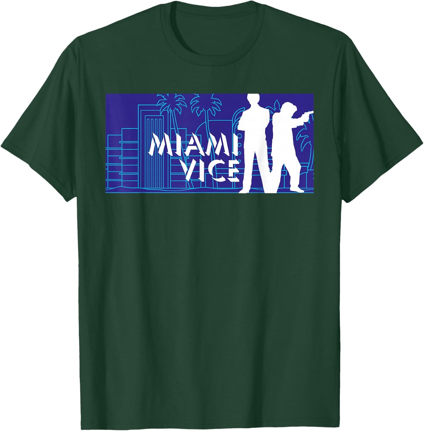 Miami Vice Classic Billboard T-Shirt - T-Shirt | Forest