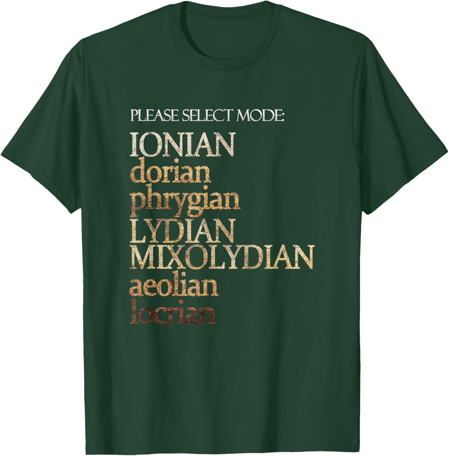 Funny Music Theory for Musicians T-Shirt - T-Shirt | Forest