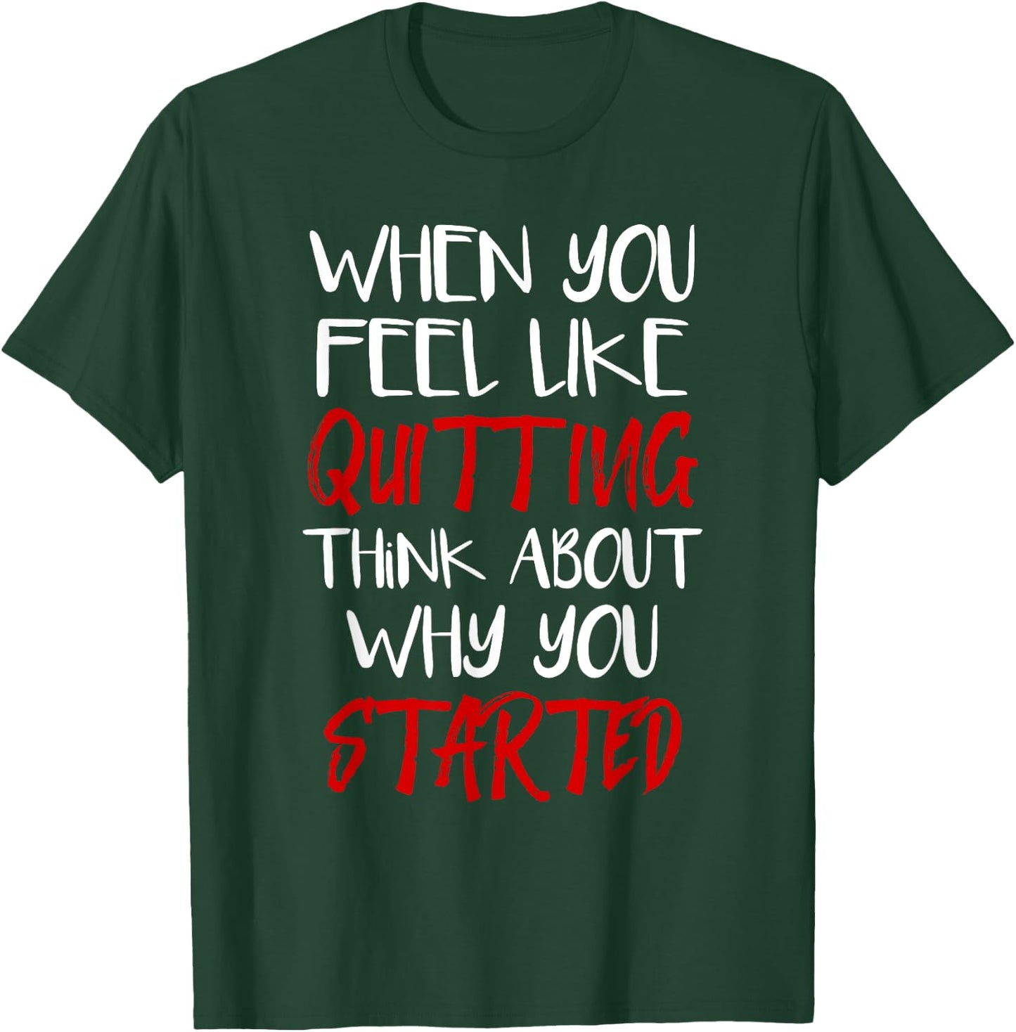 Gym Motivation Workout Fitness Inspirational Gift T-Shirt - T-Shirt | Forest