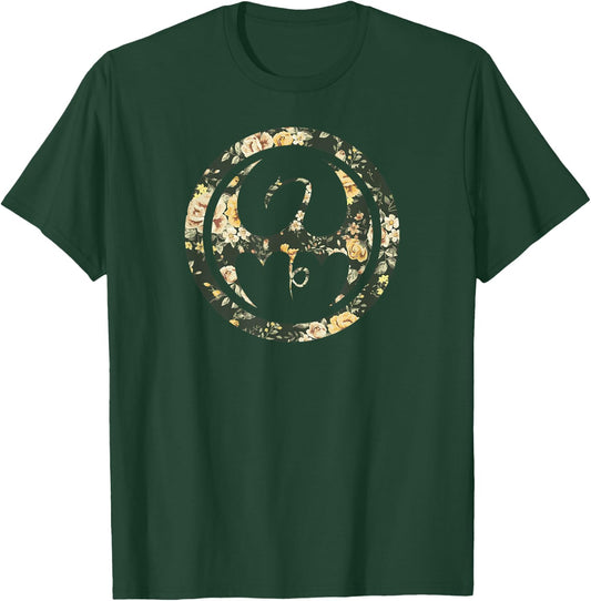Marvel Iron Fist Retro Dragon Logo Floral Hawaiian T-Shirt - T-Shirt | Forest