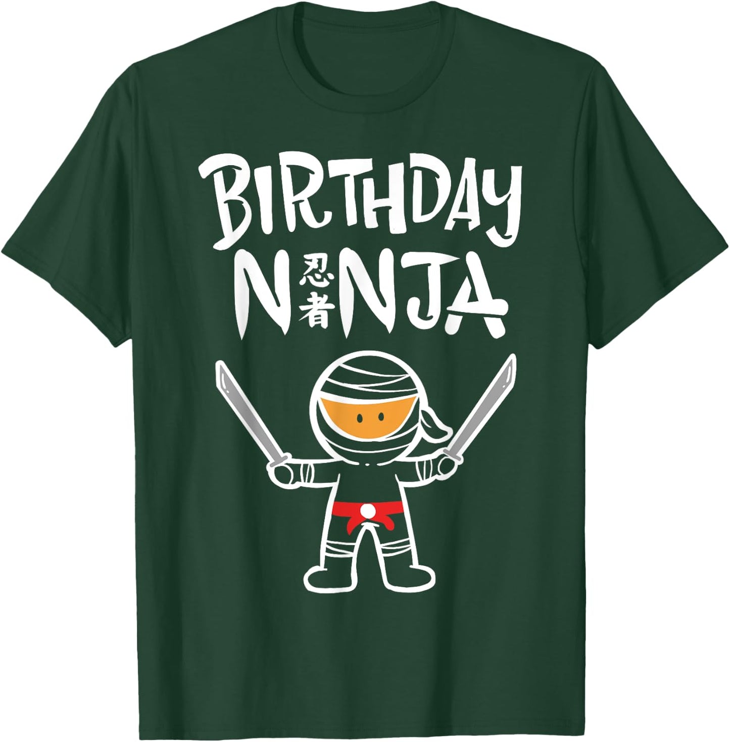 Birthday Ninja T-Shirt - T-Shirt | Forest