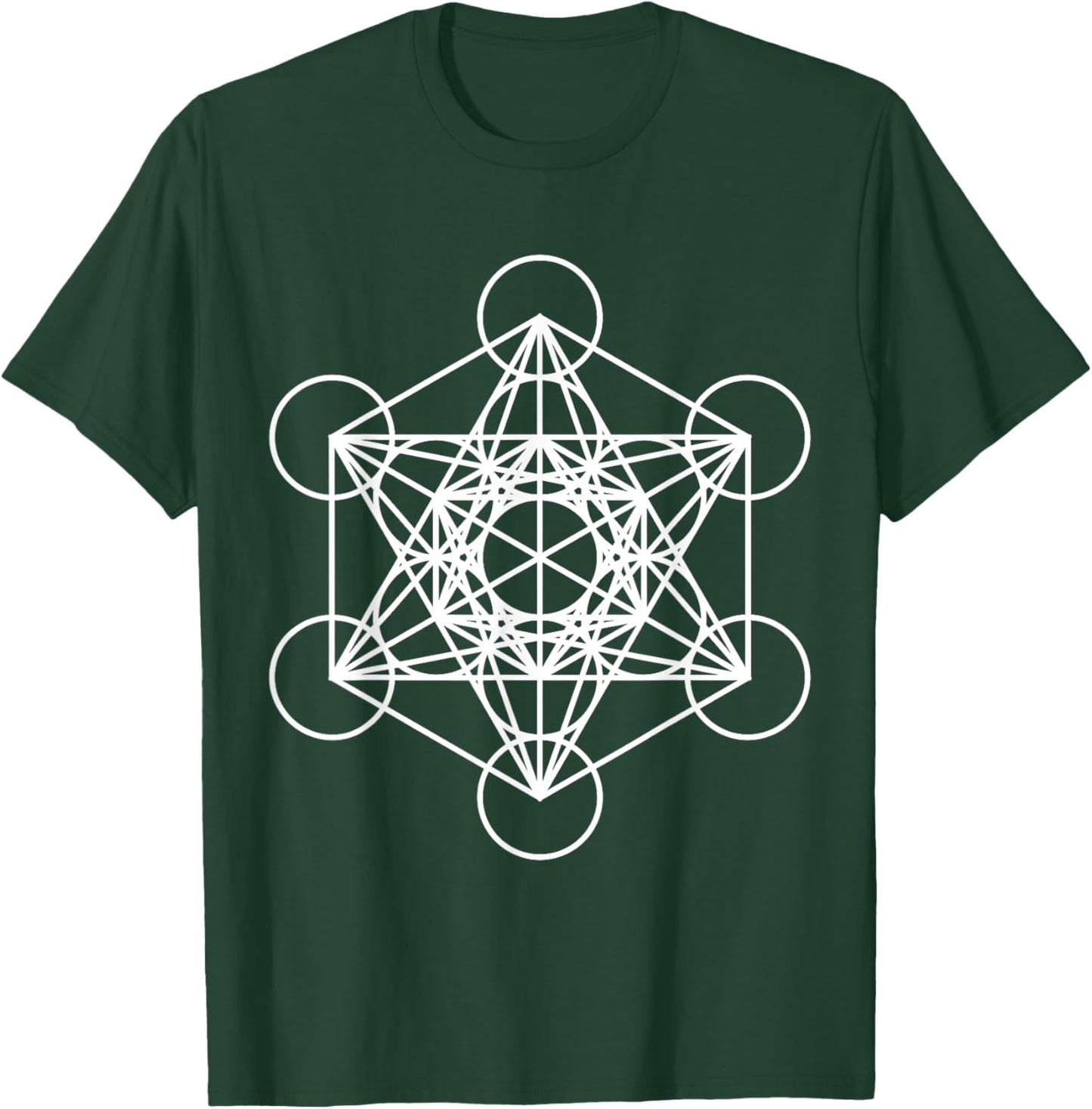 Metatron Cube Symbol Metaphysics T-Shirt - T-Shirt | Forest