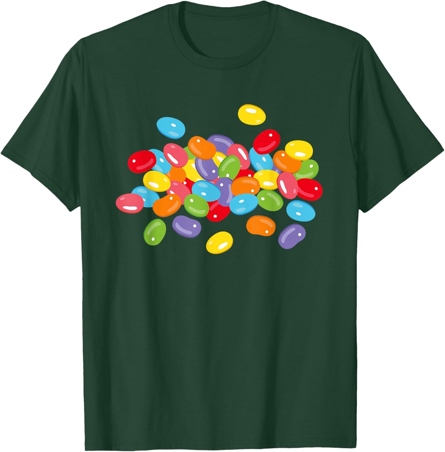 Cute Jelly Beans Candy Lover Easter Foodie Gift Shirt T-Shirt - T-Shirt | Forest