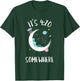 Funny Weed Joint Smoking Moon Alien | It's 4:20 Somewhere T-Shirt - T-Shirt | Forest