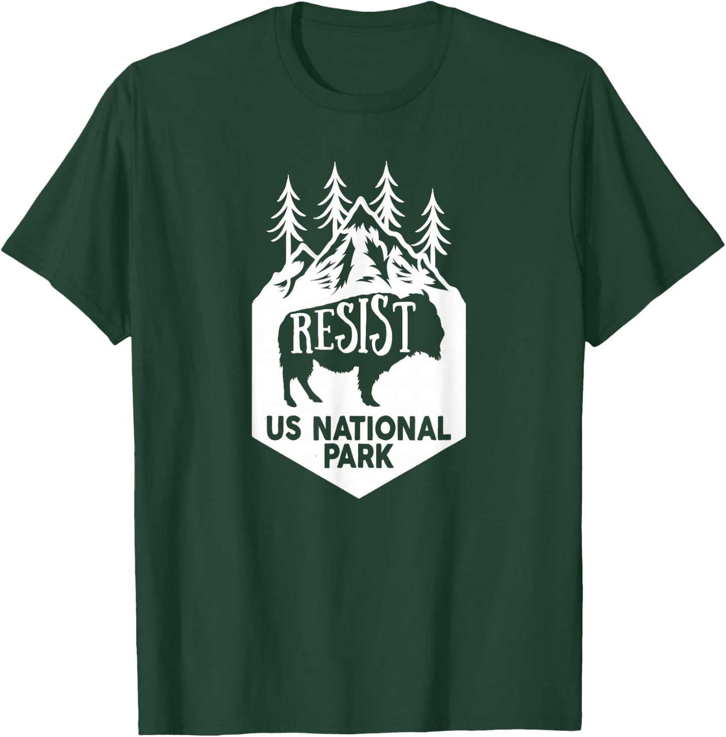 ALT US National Park Resist Service T-Shirt - T-Shirt | Forest
