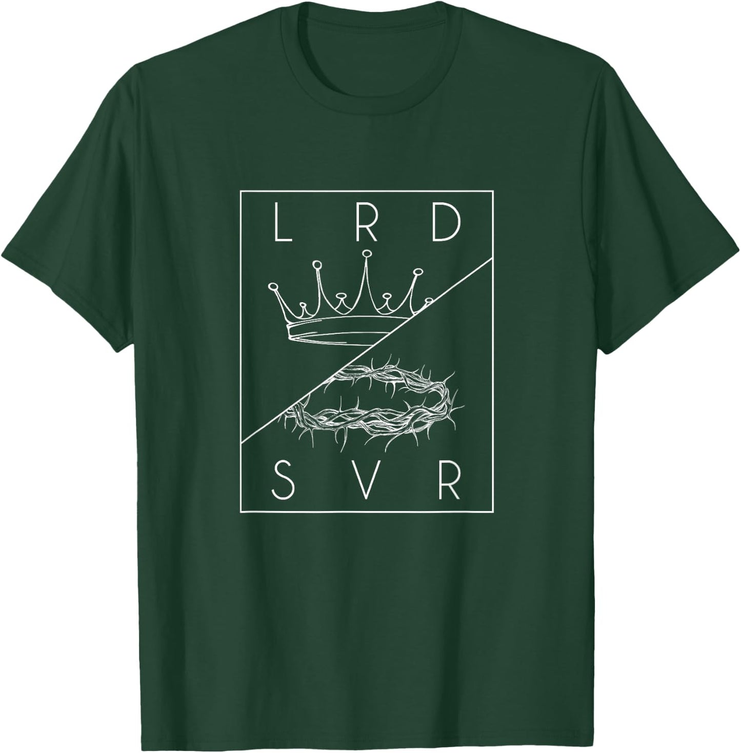 Jesus Christian Lord & Savior graphic T-Shirt - T-Shirt | Forest
