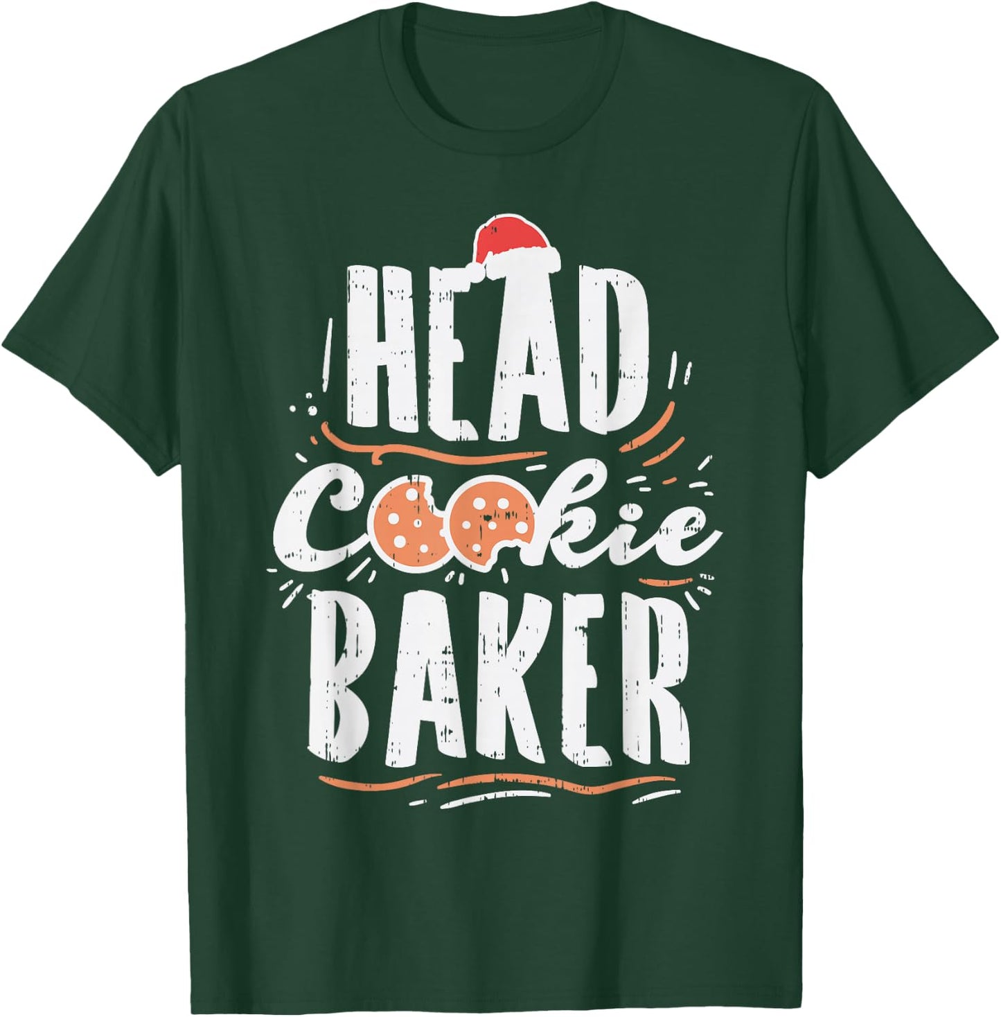 Head Cookie Baker Matching Family Christmas Pajama Kids PJ T-Shirt - T-Shirt | Forest