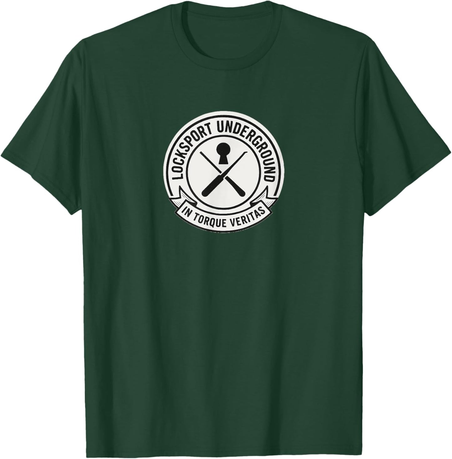 Locksport Underground – In Torque Veritas Emblem T-Shirt - T-Shirt | Forest