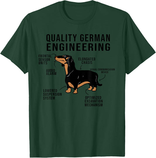 Funny Weiner Dog Joke - Sarcastic German Daschund T-Shirt - T-Shirt | Forest