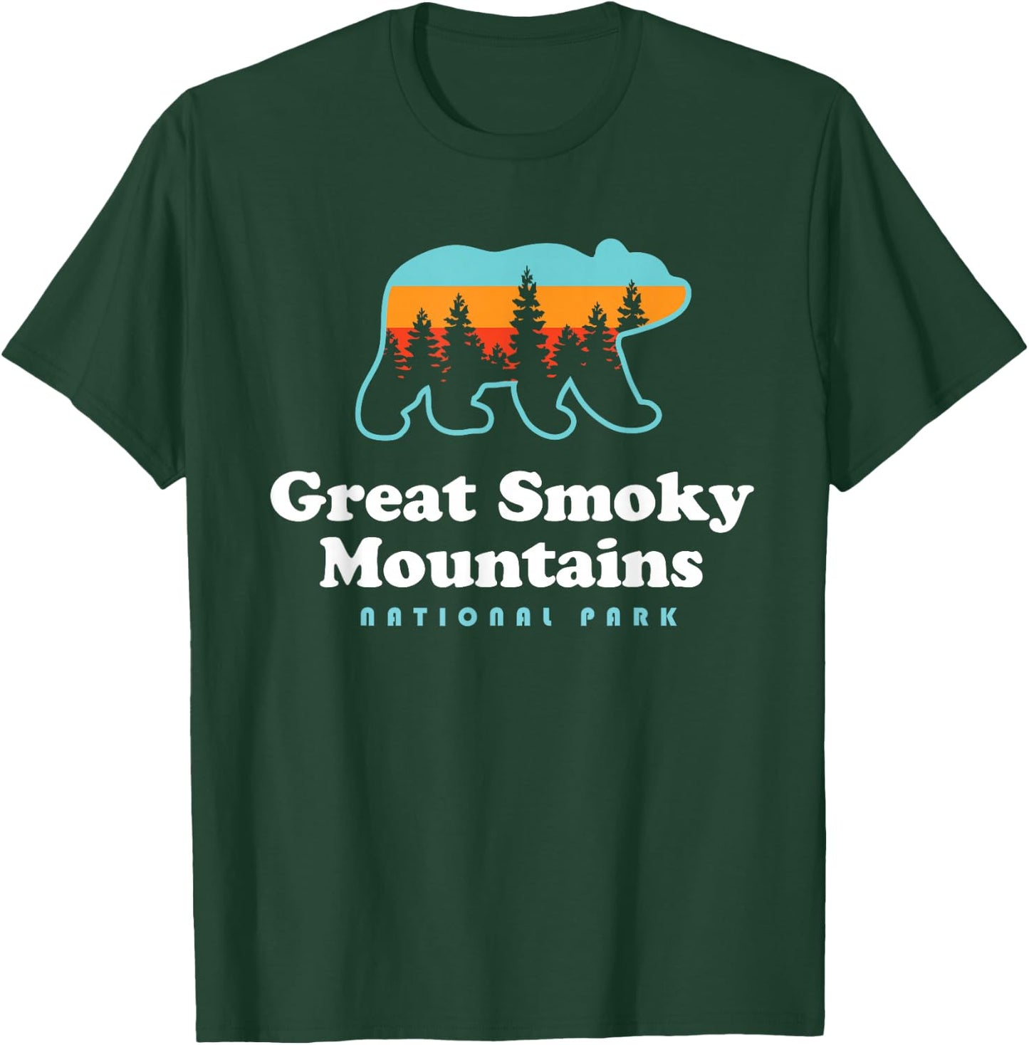 Great Smoky Mountains Shirt - Bear Great Smoky Mountains T-Shirt - T-Shirt | Forest
