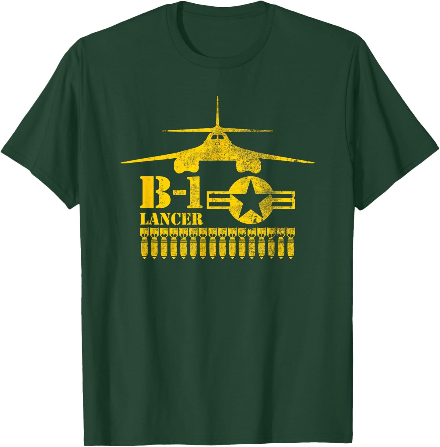 B-1 Lancer Air Force Bomber T shirt T-Shirt - T-Shirt | Forest