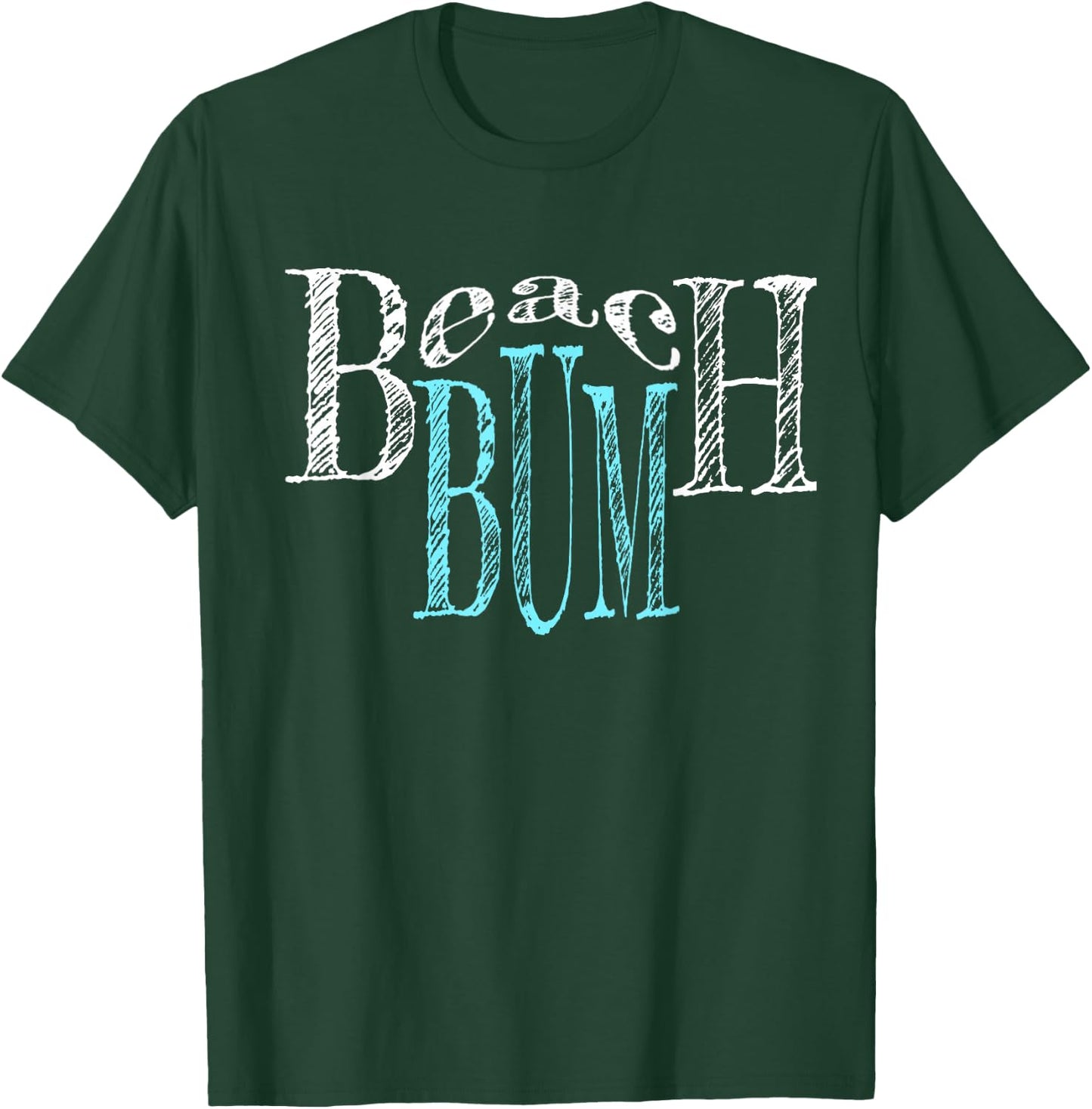 Beach Bum Accessories Items Vacation Attire Clothes Women T-Shirt - T-Shirt | Forest