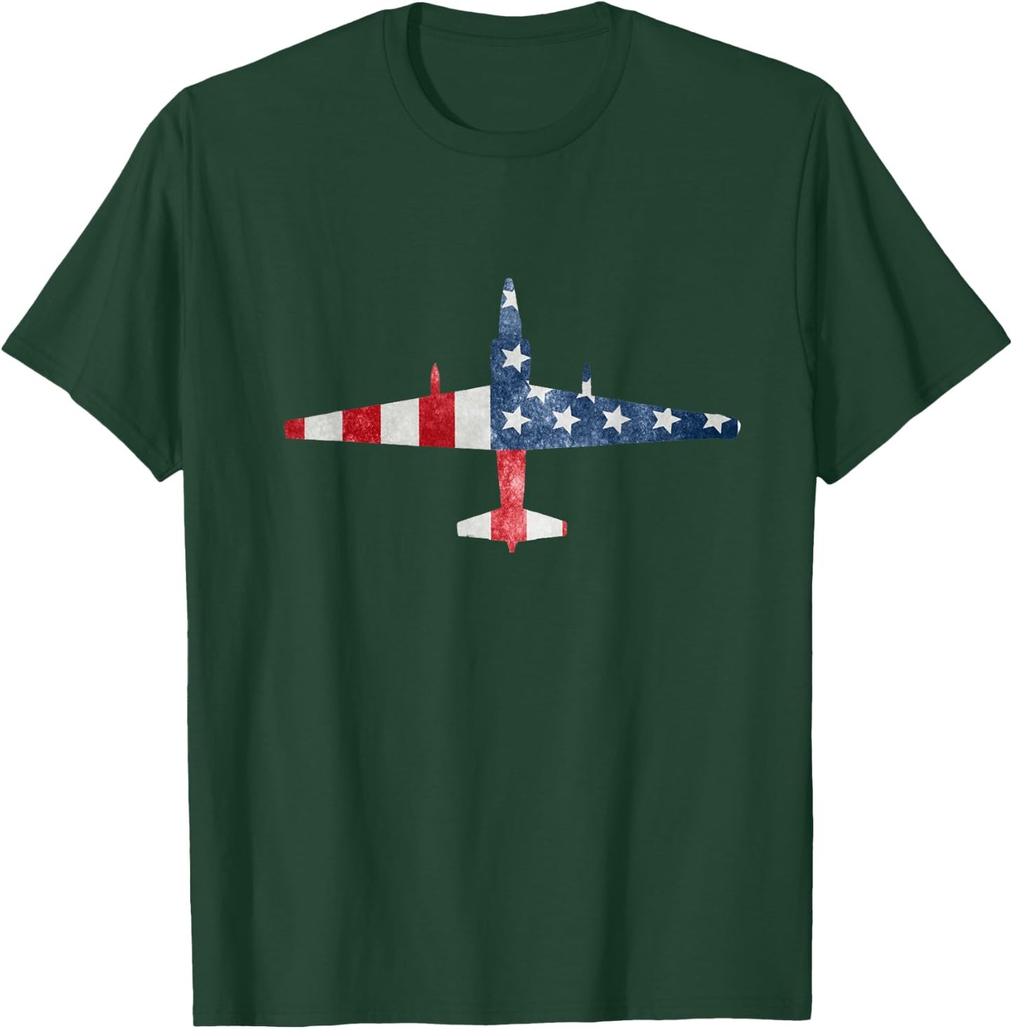U-2 Dragon Lady Spy Plane American Flag Military T-Shirt - T-Shirt | Forest