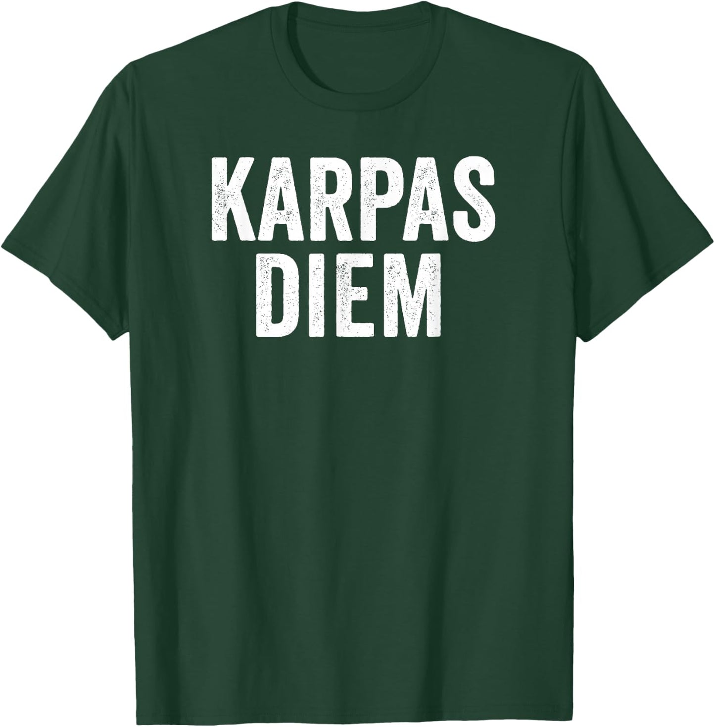 Karpas Diem Carpe Diem Pun Funny Passover Saying Meme T-Shirt - T-Shirt | Forest