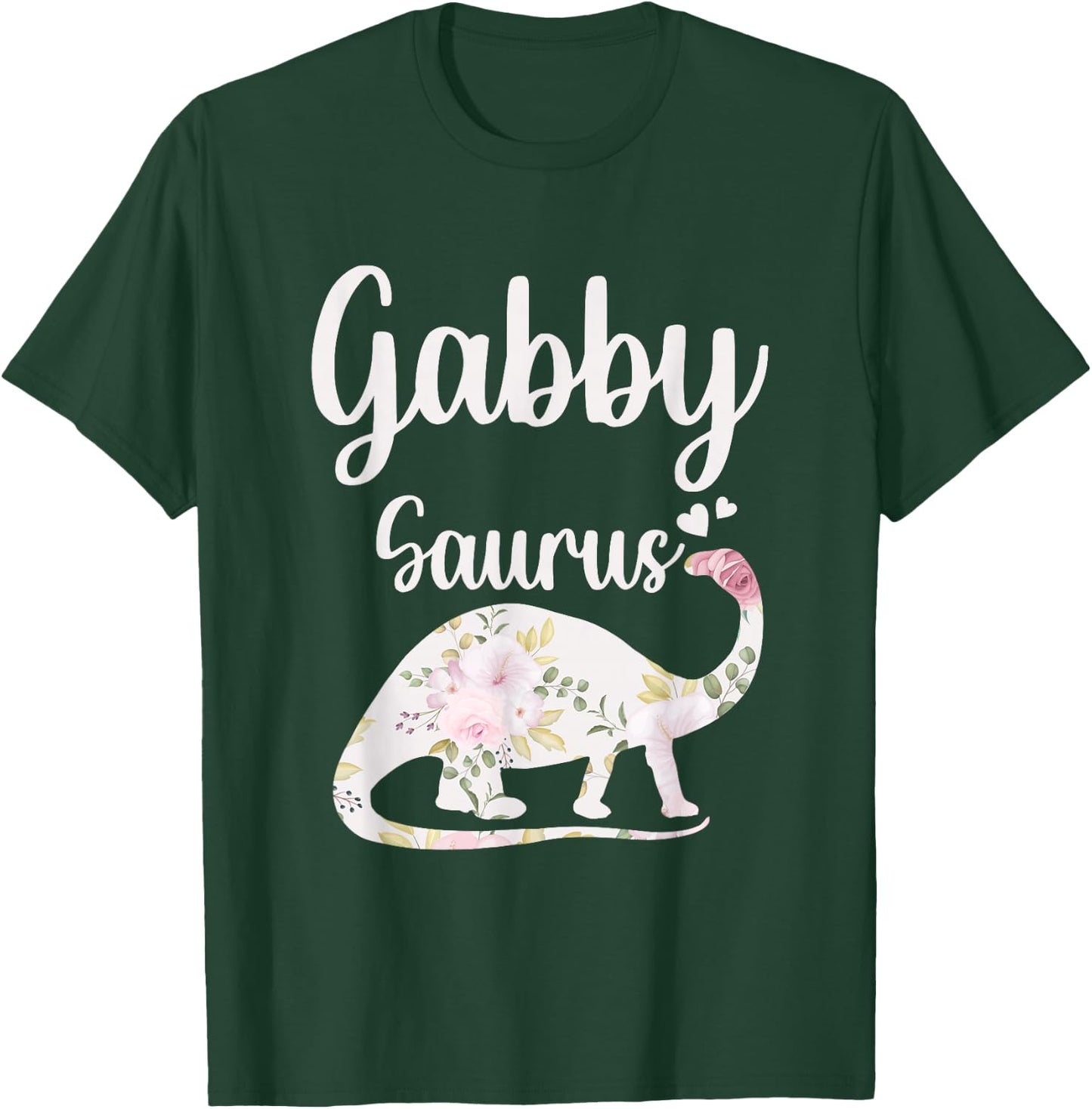 Gabby Saurus Grandma Mother's Day Thanksgiving Christmas T-Shirt - T-Shirt | Forest