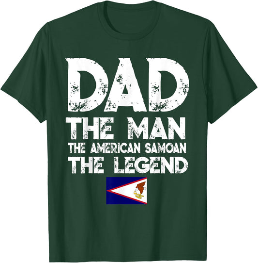Storecastle: Dad The American Samoan Father's Day T-Shirt - T-Shirt | Forest