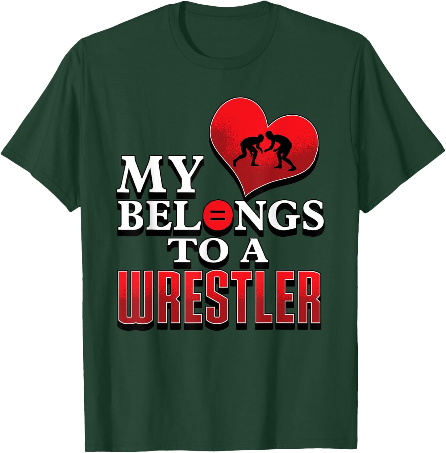 Wrestling Shirts For Girlfriends Mom Coach Grandma Gift T-Shirt - T-Shirt | Forest