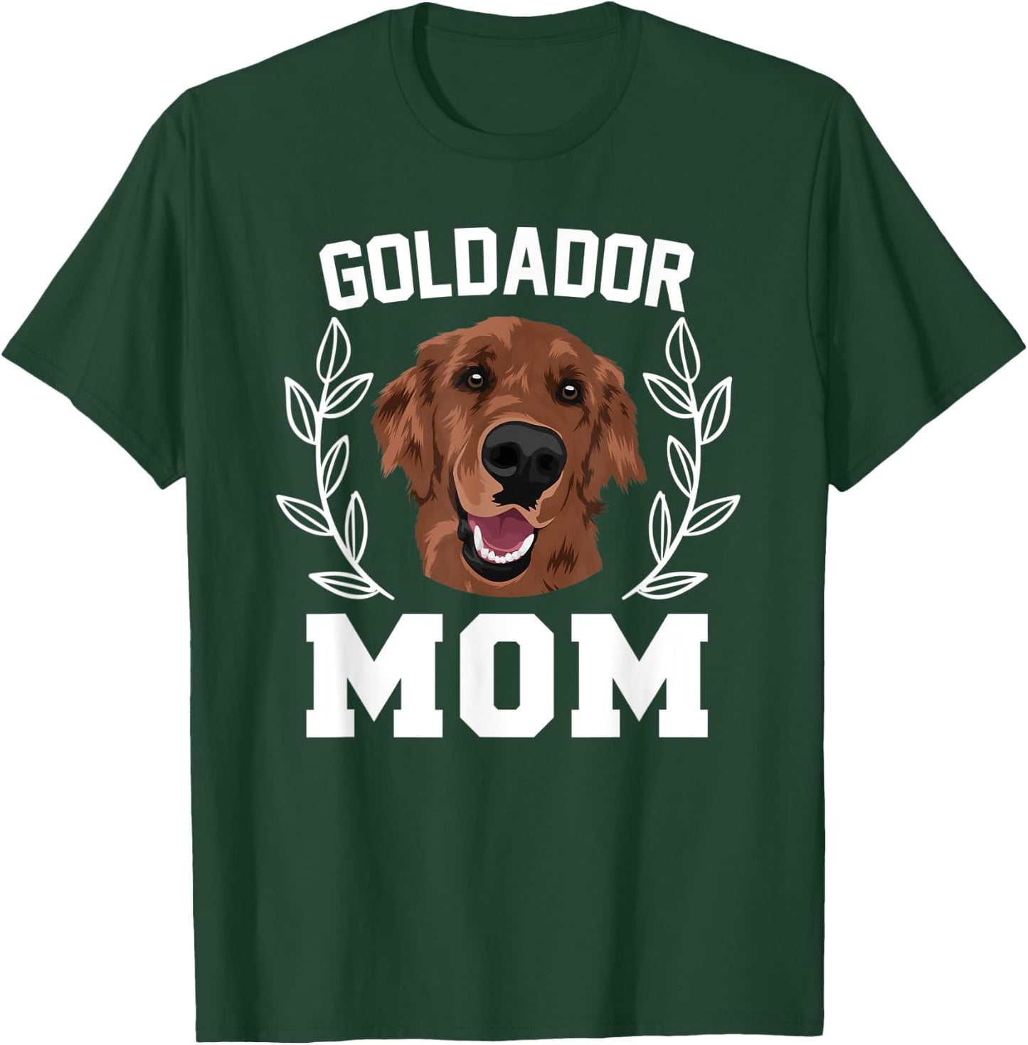 Goldador Mom T Shirt Funny Cross Breed Dog Owner Gift T-Shirt - T-Shirt | Forest