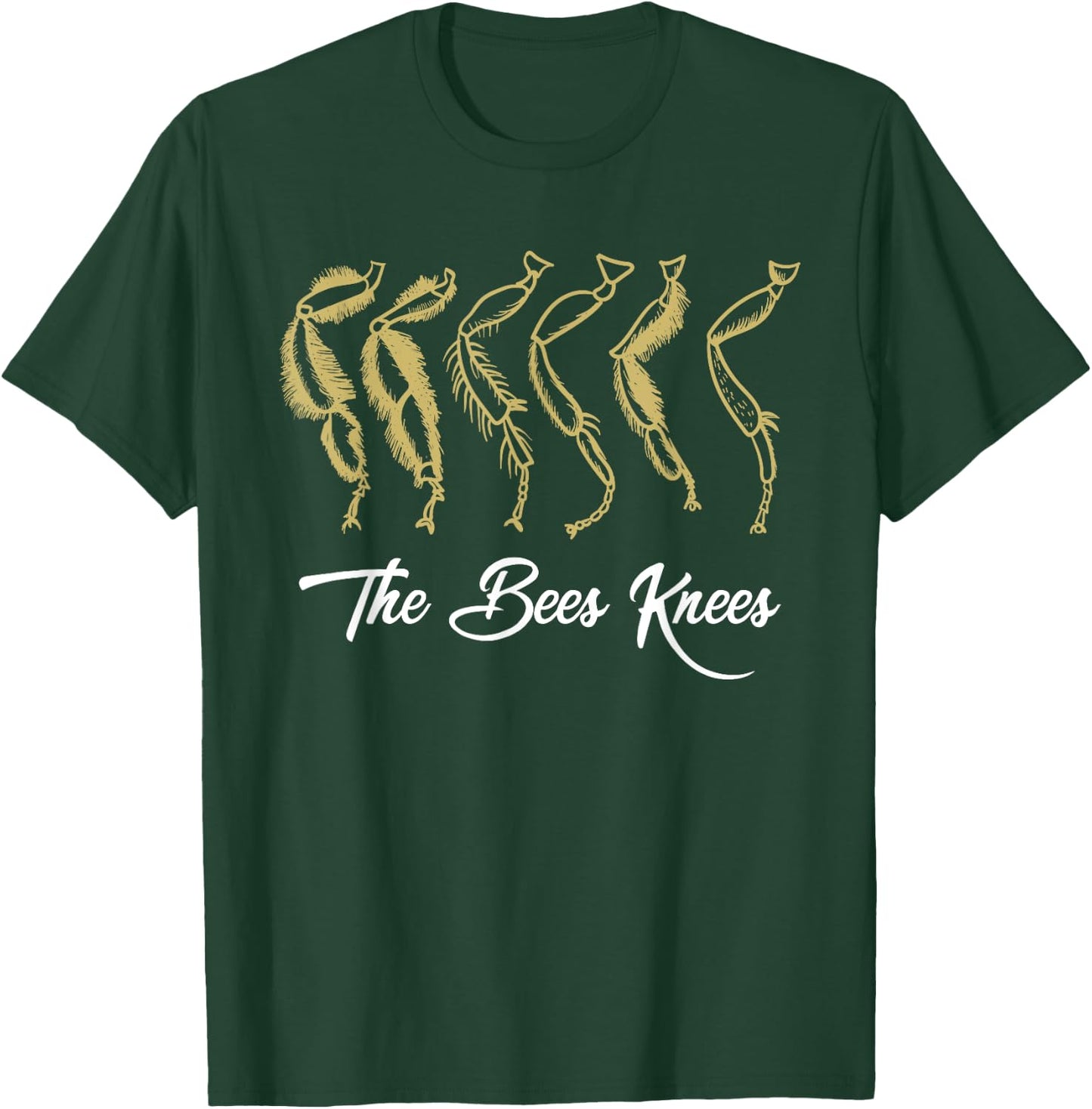The Bee's Knees Funny 1920s Gift Apiary Apiarist Bee Keeper T-Shirt - T-Shirt | Forest