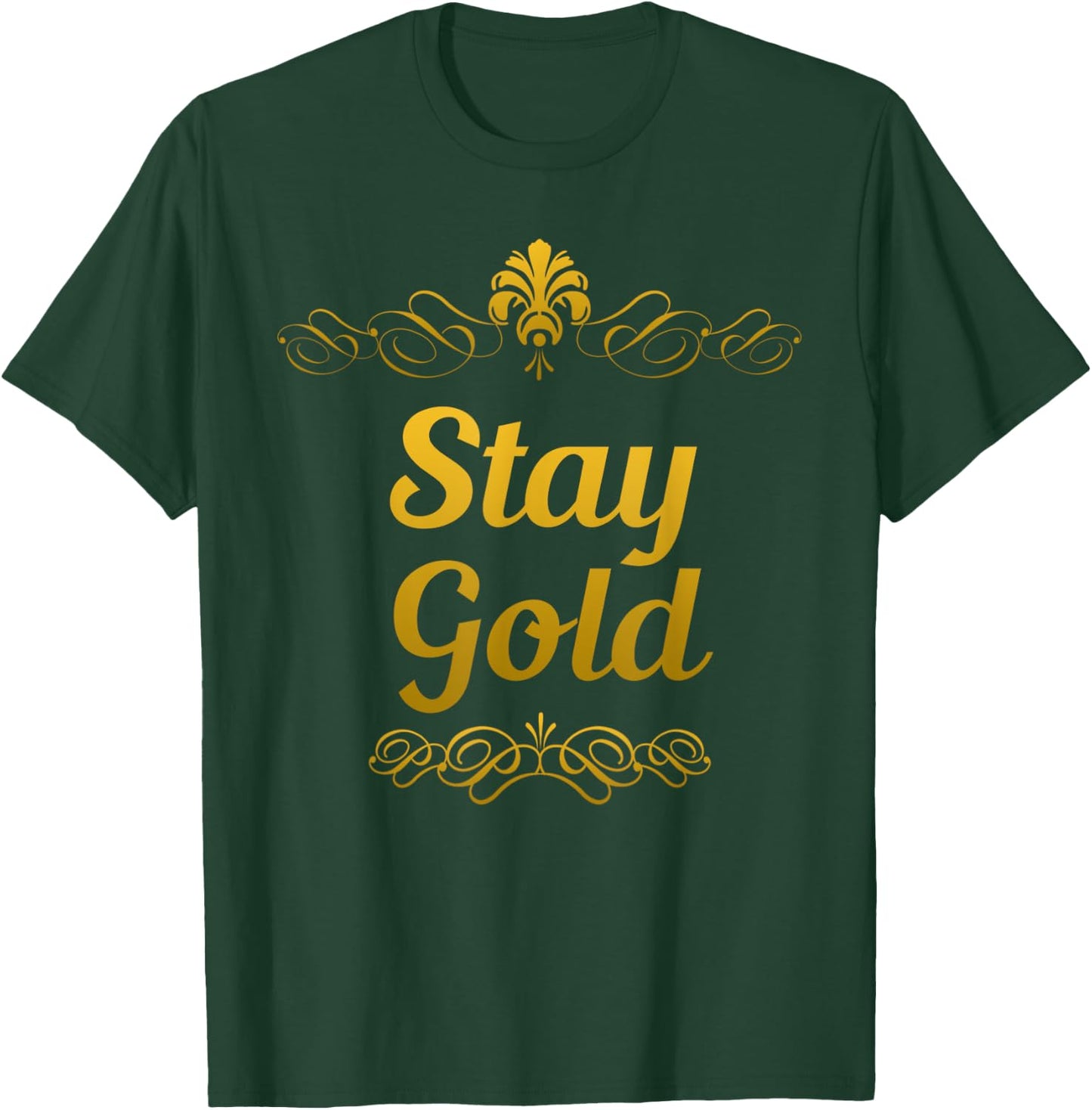 Stay Gold Vintage Retro T-Shirt - T-Shirt | Forest