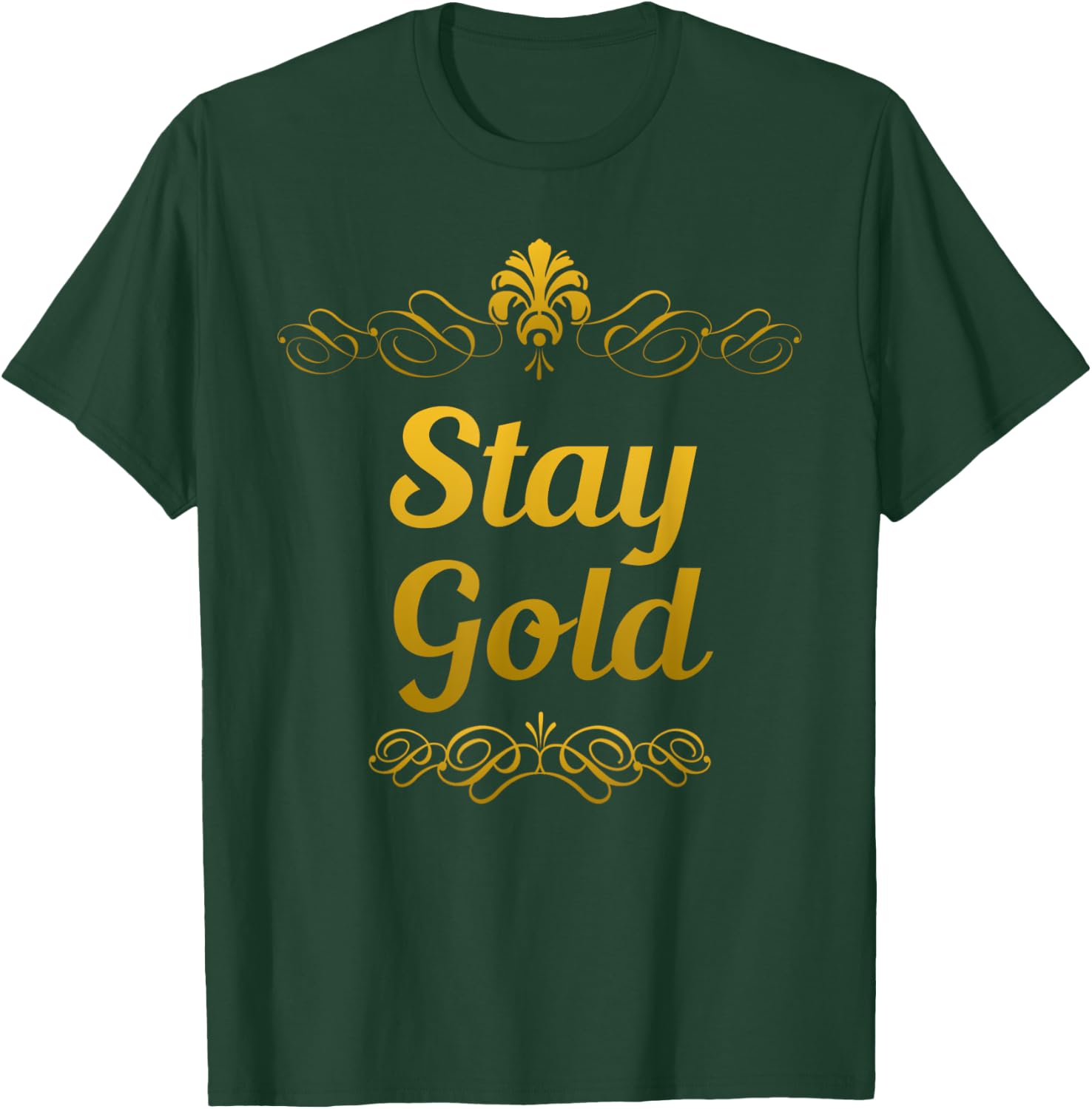 Stay Gold Vintage Retro T-Shirt - T-Shirt | Forest