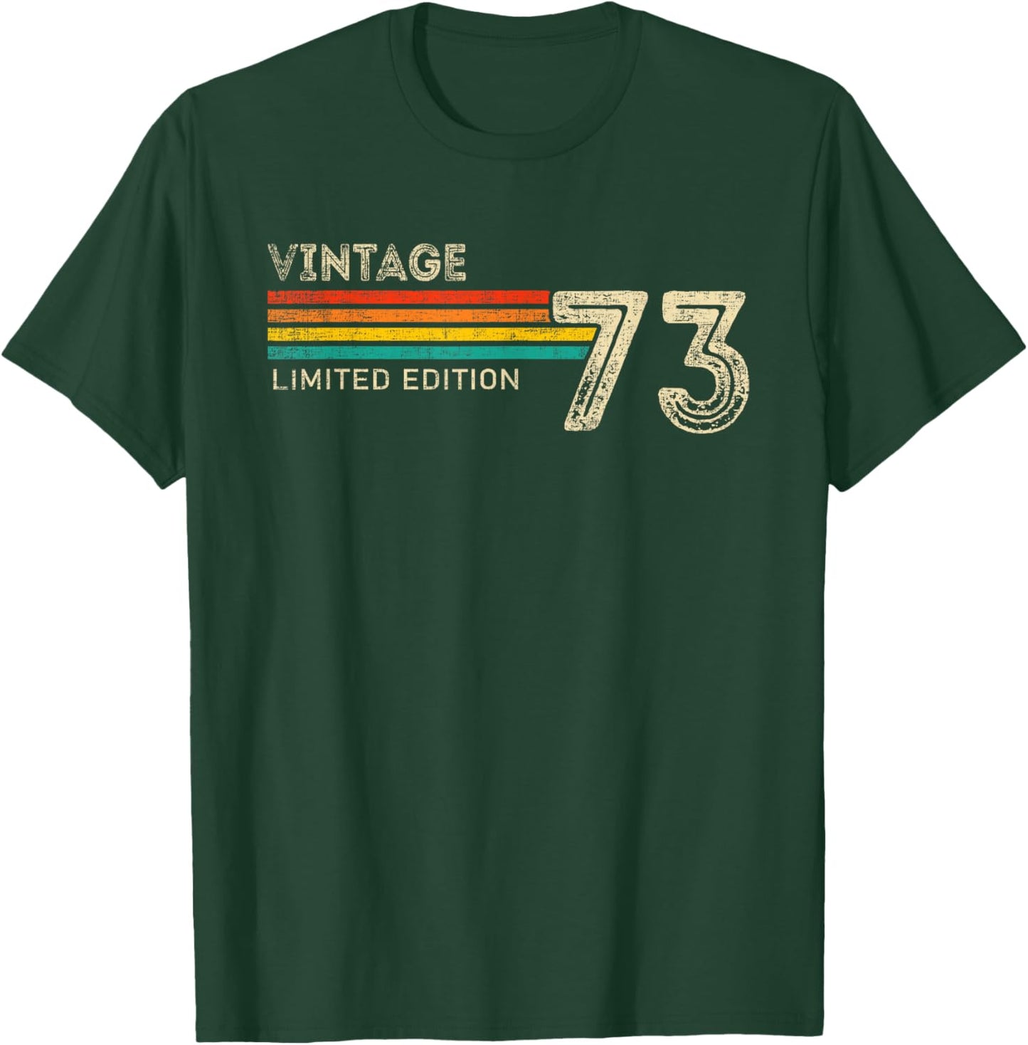 Vintage 1973 Limited Edition Birthday 1973 Men Women Vintage T-Shirt - T-Shirt | Forest