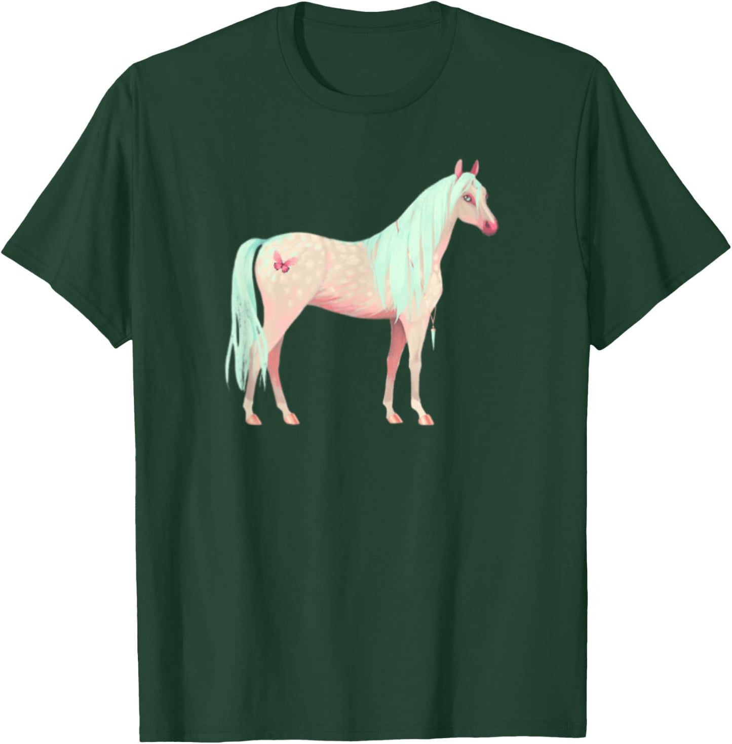Horse Gifts and Accessories Cute Watercolor Palomino T-Shirt - T-Shirt | Forest