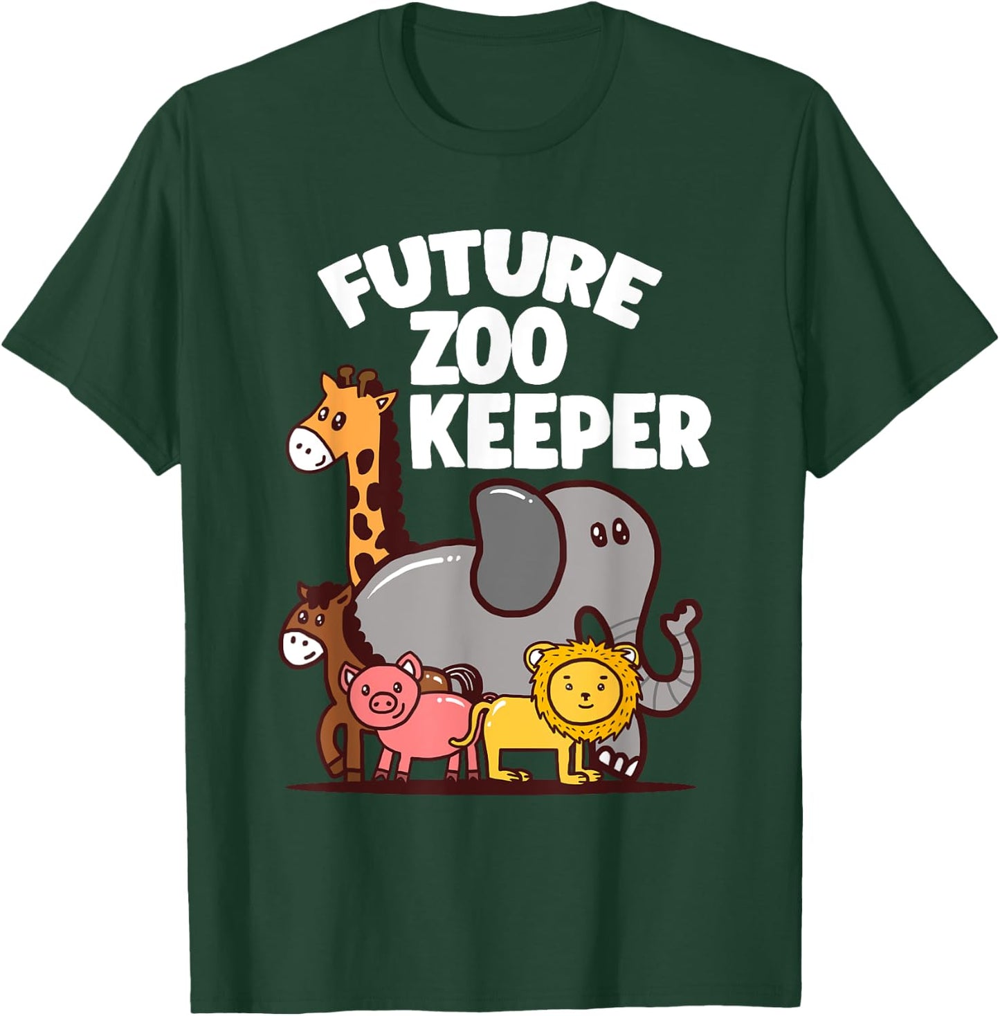 Future Zookeeper Safari Children Birthday Party Gift T-Shirt - T-Shirt | Forest