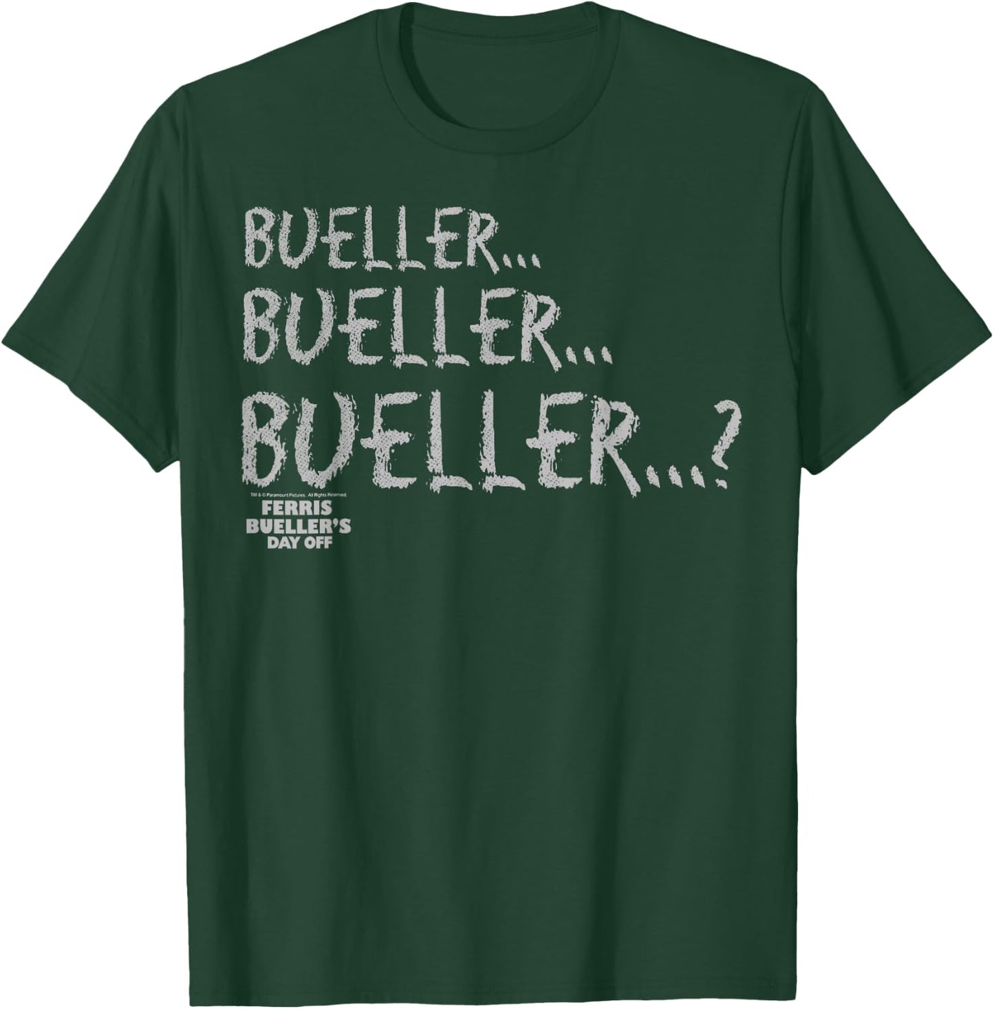 Ferris Bueller's Day Off Chalkboard Style Graphic Lines T-Shirt - T-Shirt | Forest