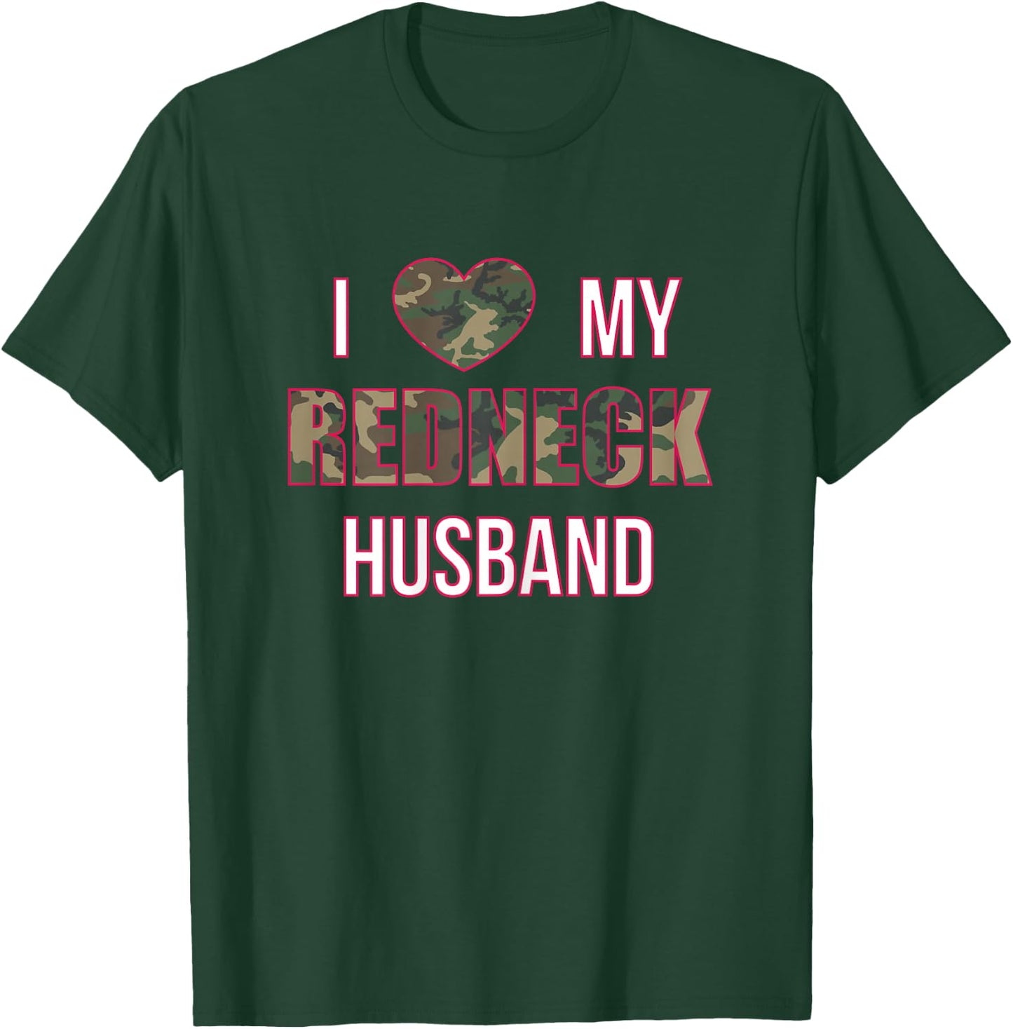 Redneck Husband & Wife Matching Couple Shirts - Cool Outfits T-Shirt - T-Shirt | Forest